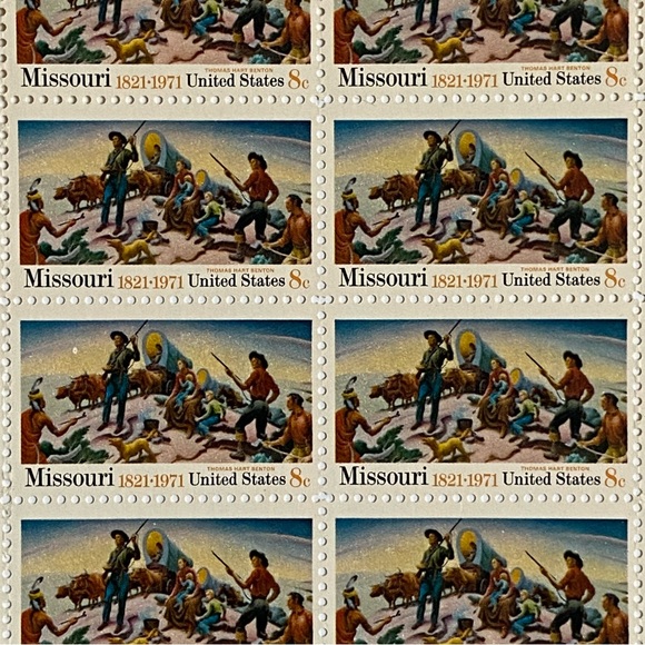 Missouri Stamps 1821 - 1971 US SCOTT 1426 Full Sheet Of 50 8 Cent MNH Vintage - Picture 7 of 12